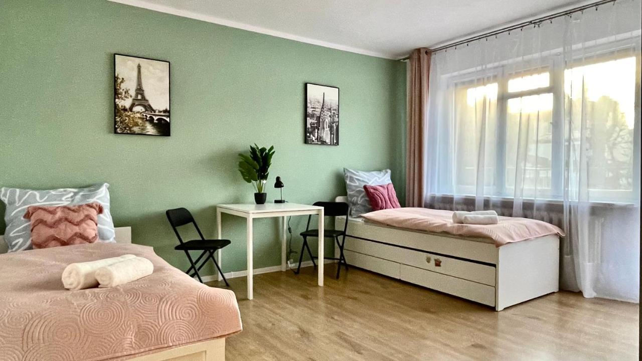 Beautiful Rooms In Szczecin - Parking Gratis Exteriör bild