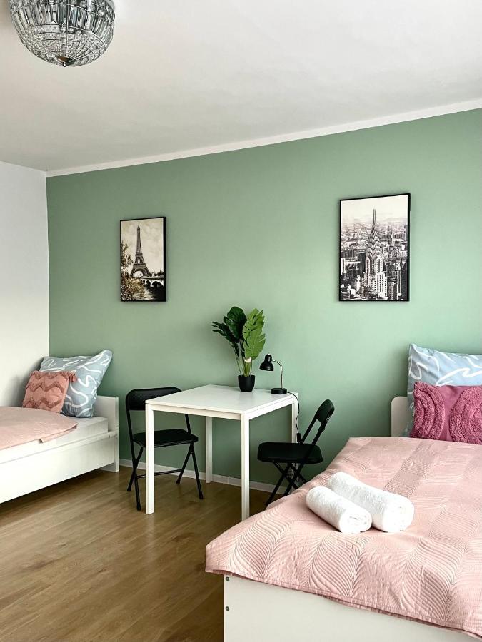 Beautiful Rooms In Szczecin - Parking Gratis Exteriör bild